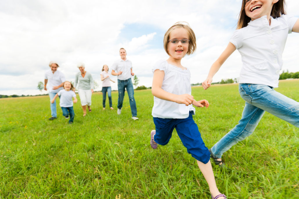 Grandmother, daughter and grand child travelers