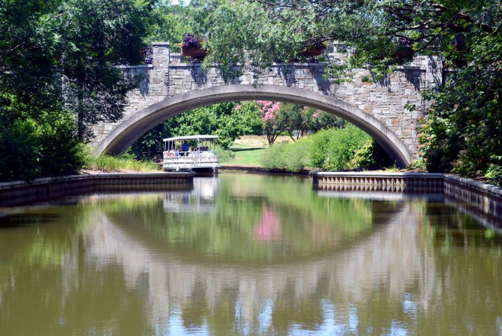 Pontoon Boat at Norfolk Botanical Garden
