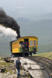 Cogman Railway Trail on tracks
