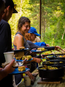 dining with Mad River Boat Trips