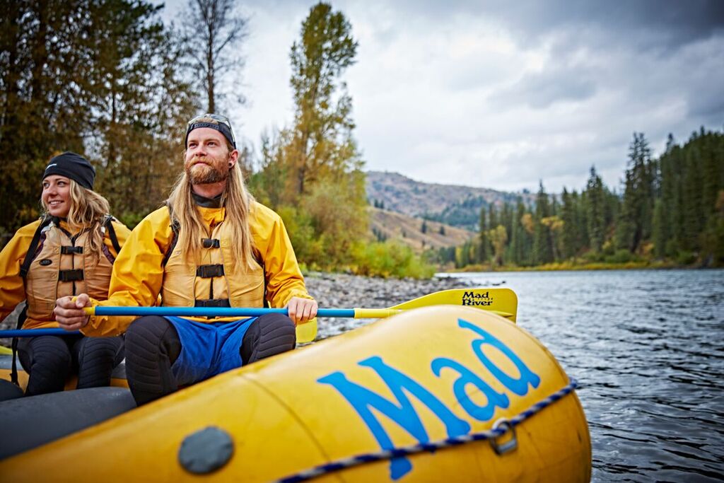 Rafting on Snake River