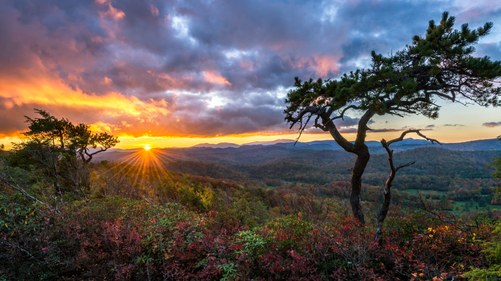 Blue Ridge Mountains in North Carolina