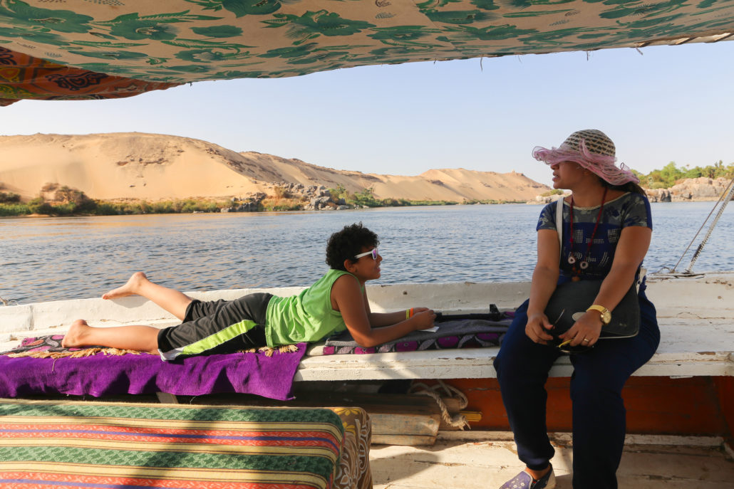 Family Nile River Egypt