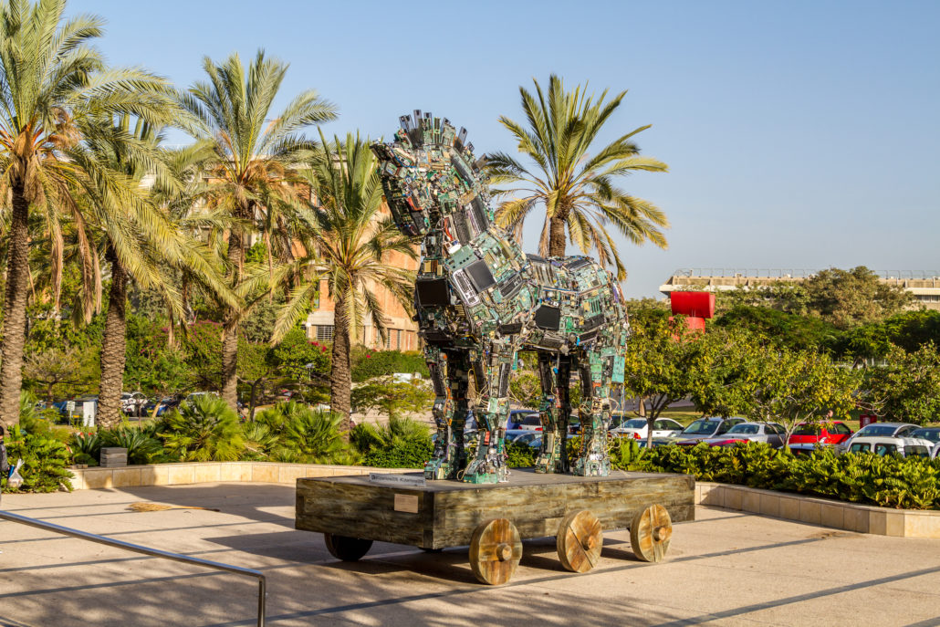 Cyber Horse, Tel Aviv University. Cyberhorse, land