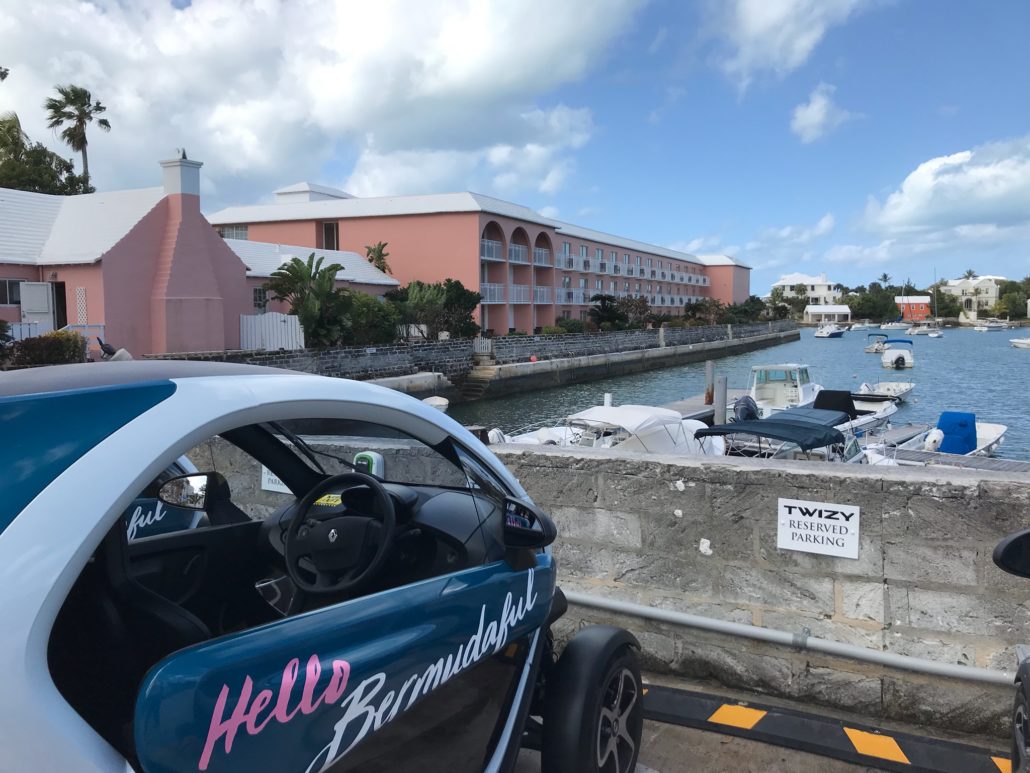 Twizy electric car Carley Thornell