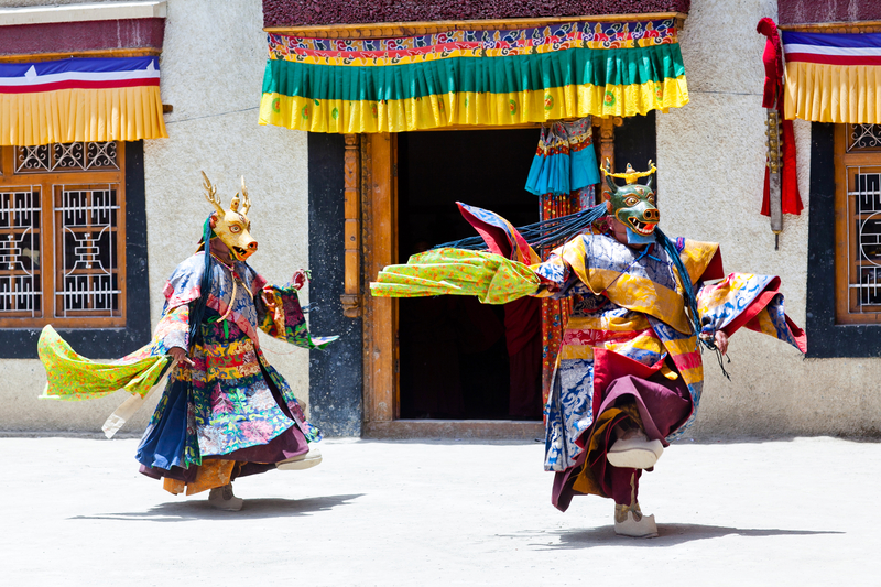 Cham Dance during Losar Festival © Zzvet | Dreamstime.com