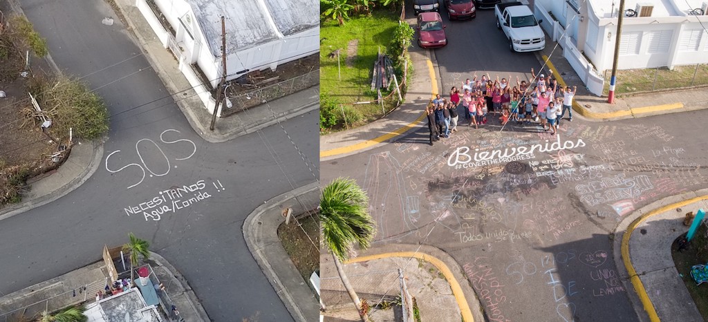Puerto Rico Hurricane Maria One Year Anniversary. Humacao Punta Santiago