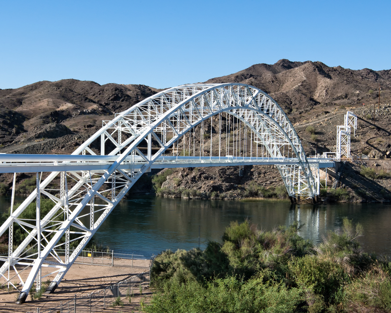 Old Trails Arch Bridge in Topock, Arizona © Steve Lagreca | Dreamstime.com