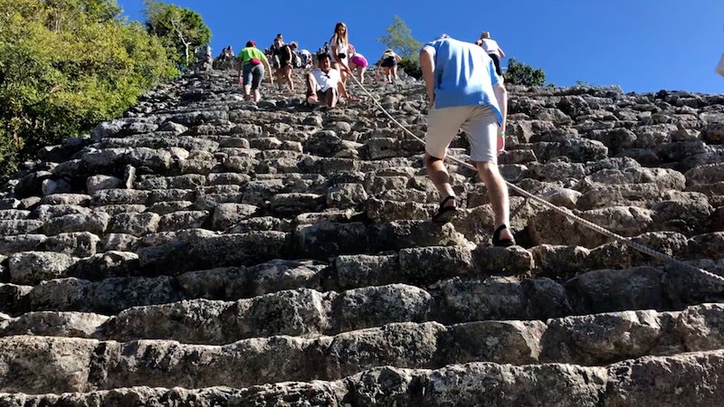 Climbing Pyramids with Family ADVENTURE. Photo: Rina Nehdar
