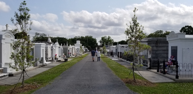 Cemetery during Freewheelin' Bike Tour. 