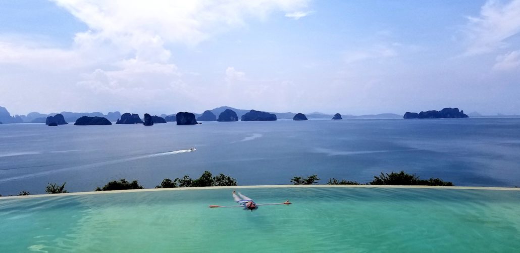 Hilltop Reserve infinity pool.
