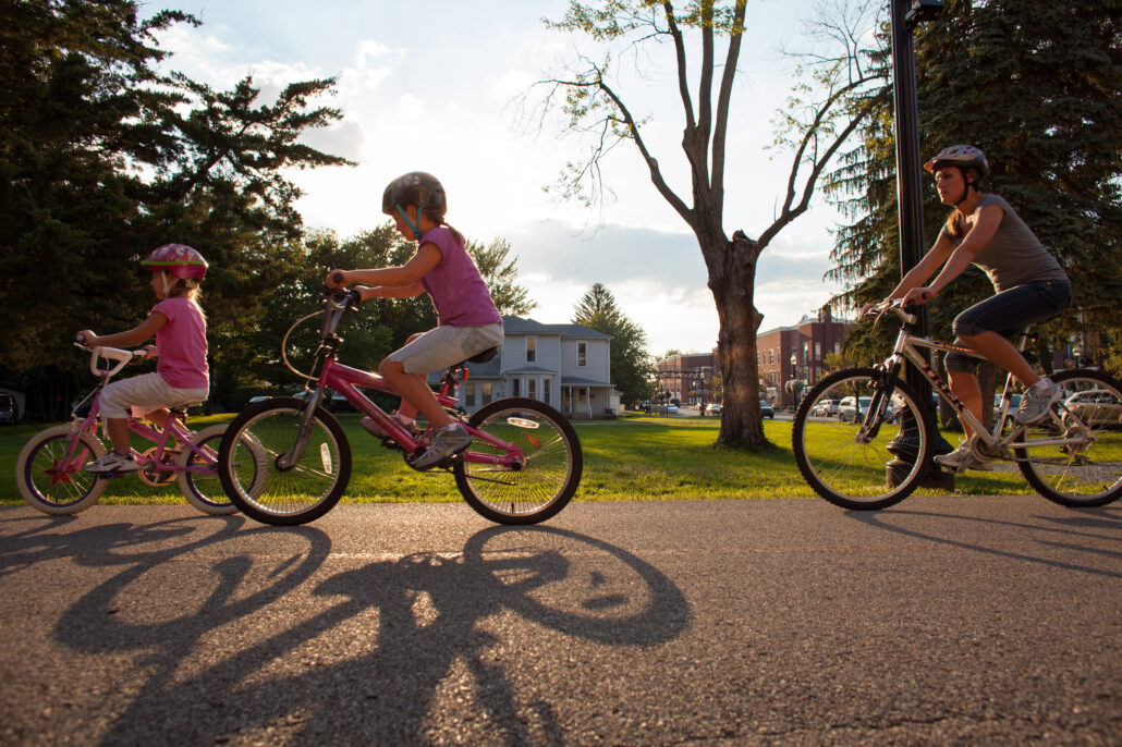 biking